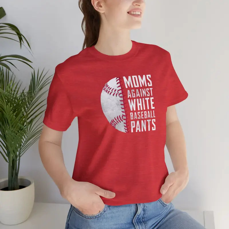 Mom Power Unisex Tee - Baseball Pants Humor - DipaliZ