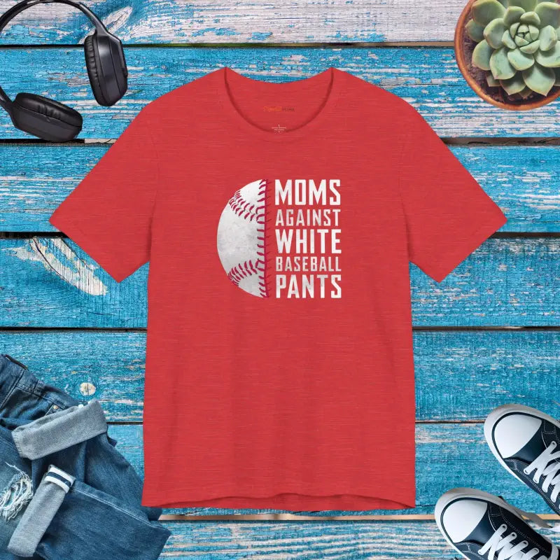 Mom Power Unisex Tee - Baseball Pants Humor - DipaliZ