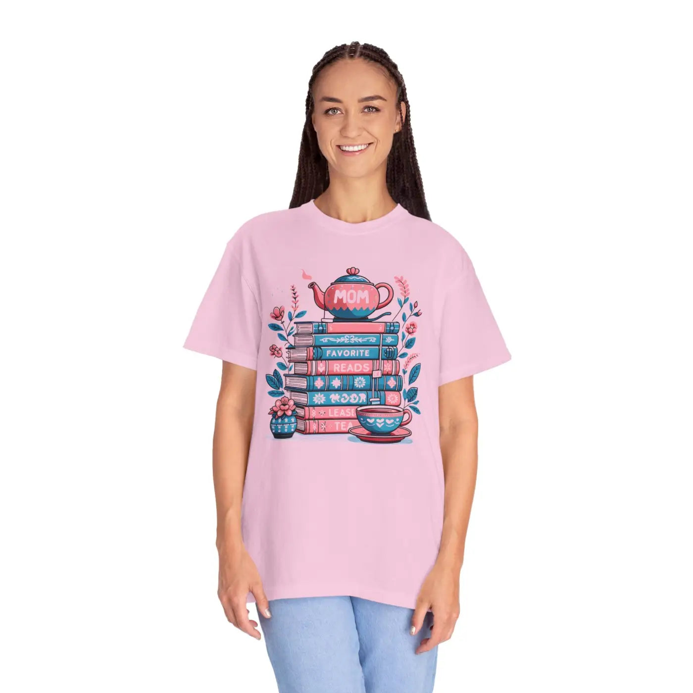 Cozy Book Tee - Favorite Reads Women's Fashion - DipaliZ