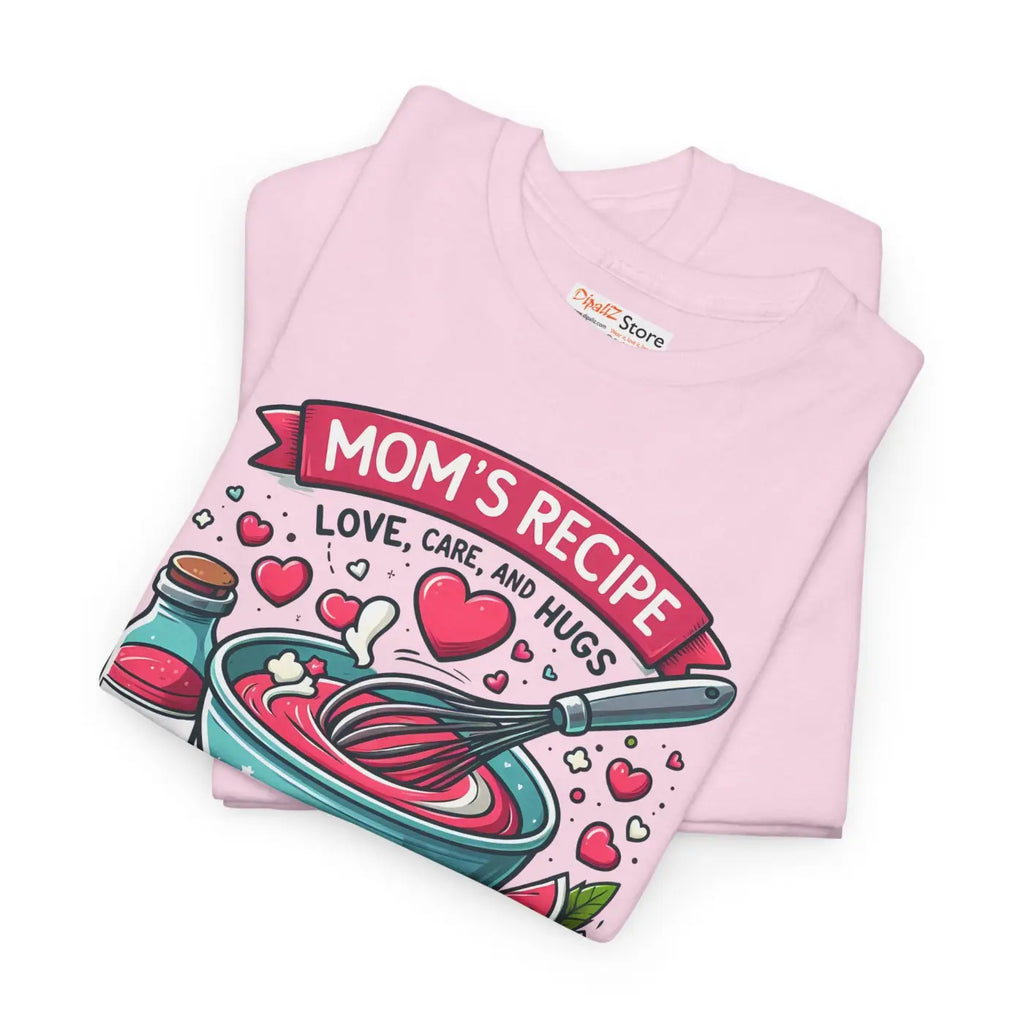 Moms Recipe Unisex Tee - Home Cooking Comfort Design - DipaliZ