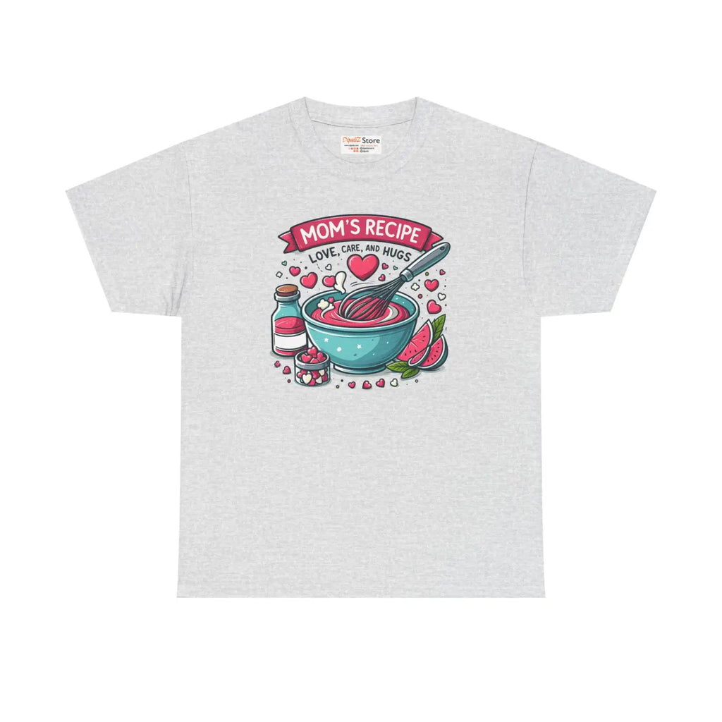 Moms Recipe Unisex Tee - Home Cooking Comfort Design - DipaliZ