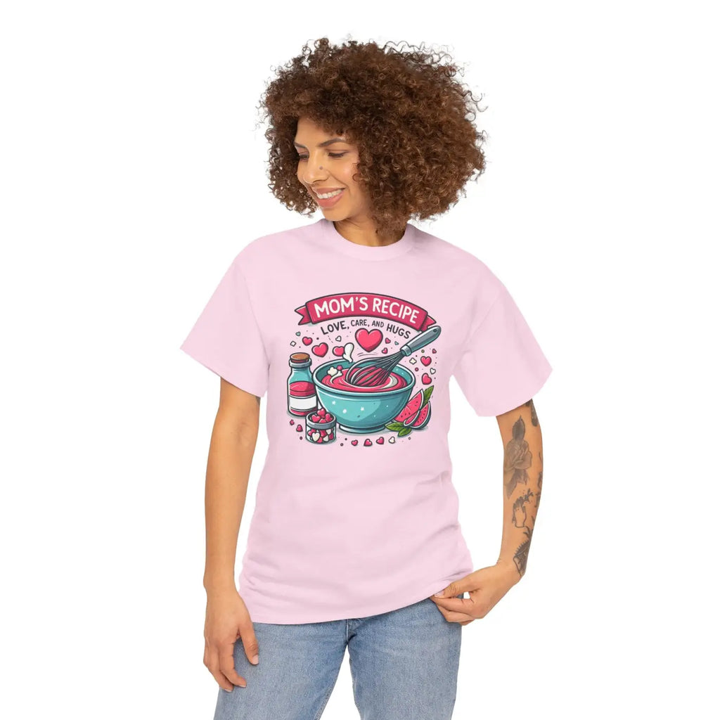 Moms Recipe Unisex Tee - Home Cooking Comfort Design - DipaliZ