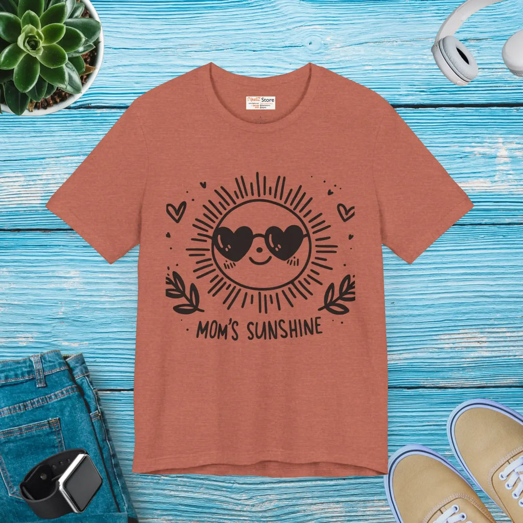 Sunshine Unisex Jersey Tee - Breathable Fabric Style - DipaliZ