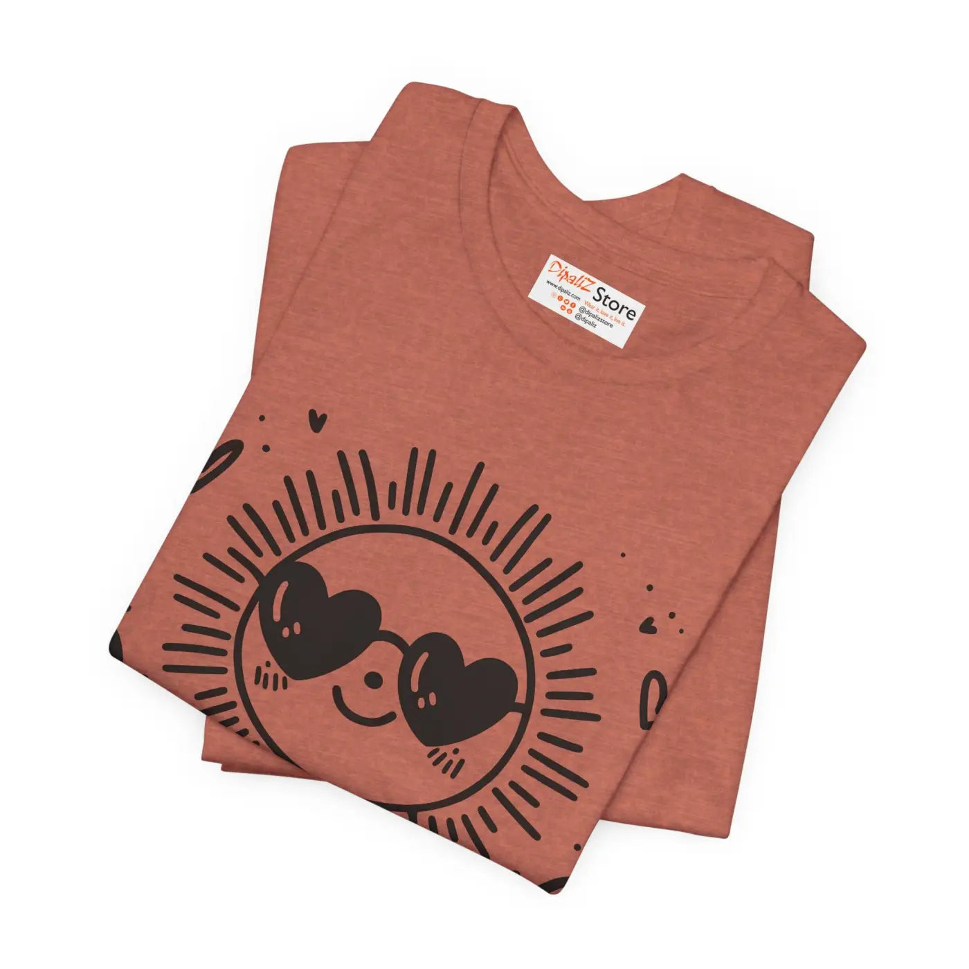 Sunshine Unisex Jersey Tee - Breathable Fabric Style - DipaliZ