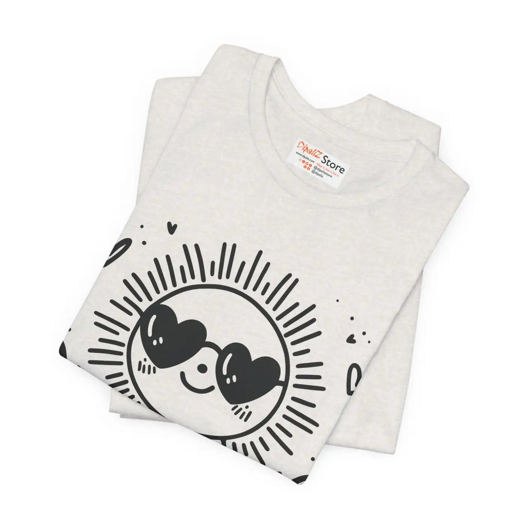 Sunshine Unisex Jersey Tee - Breathable Fabric Style - DipaliZ