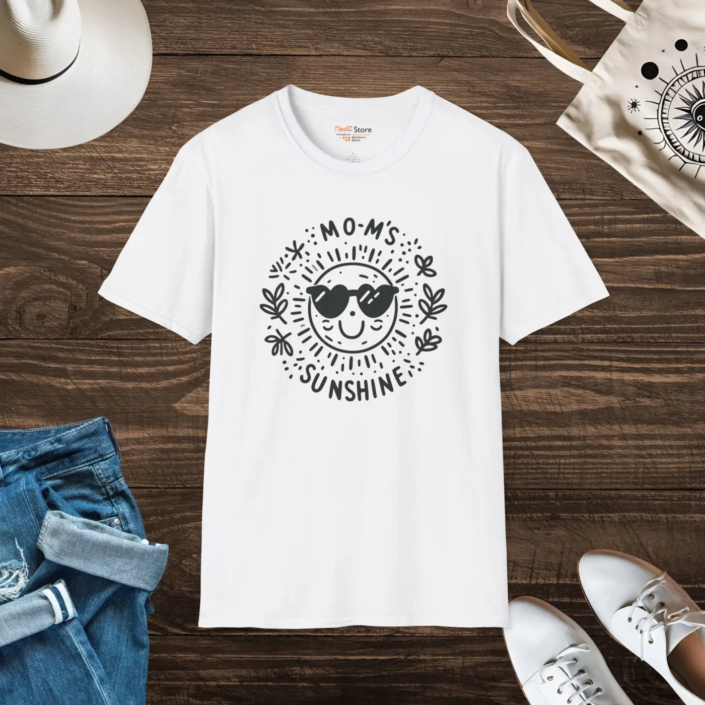 Sunshine Unisex Softstyle T-Shirt - Everyday Joy - DipaliZ