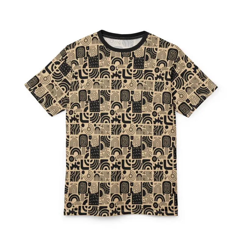 Abstract Lines Unisex Tee - Light Fabric Casual Wardrobe - DipaliZ
