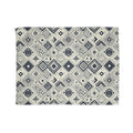 Soft Polyester Blanket - Monochrome Geometric Pattern - DipaliZ