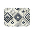 Geometrical Pattern Bath Mat - Anti-Slip Backing Ensures Safety - DipaliZ