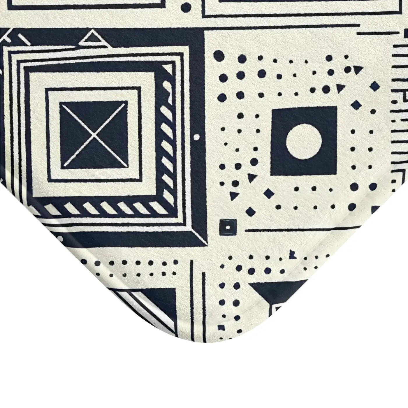 Geometrical Pattern Bath Mat - Anti-Slip Backing Ensures Safety - DipaliZ