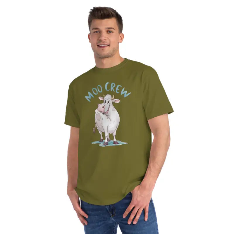 Eco-Friendly Cow Tee - Moo Crew Comfort Style - DipaliZ