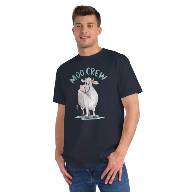Eco-Friendly Cow Tee - Moo Crew Comfort Style - DipaliZ