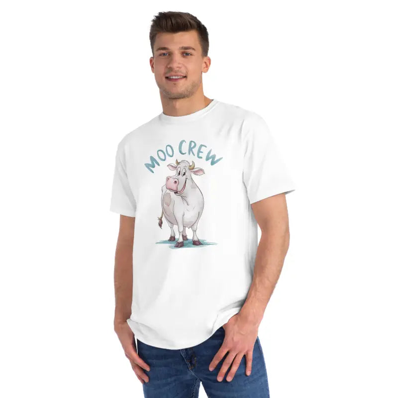 Eco-Friendly Cow Tee - Moo Crew Comfort Style - DipaliZ