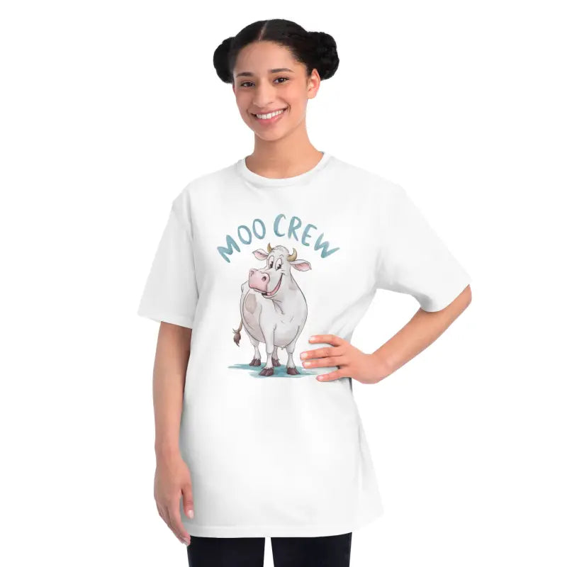 Eco-Friendly Cow Tee - Moo Crew Comfort Style - DipaliZ