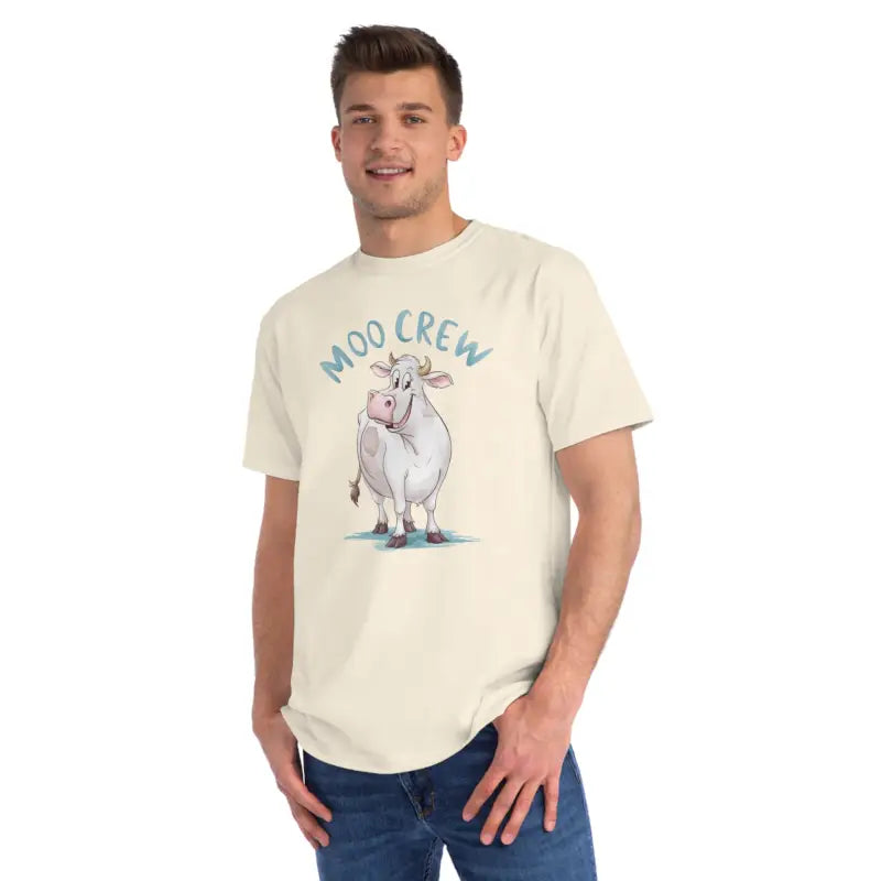 Eco-Friendly Cow Tee - Moo Crew Comfort Style - DipaliZ