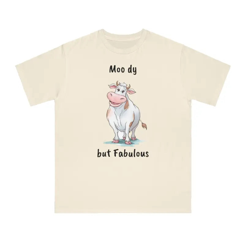 Organic Bliss Cow Tee - Sustainable Comfort Style - DipaliZ