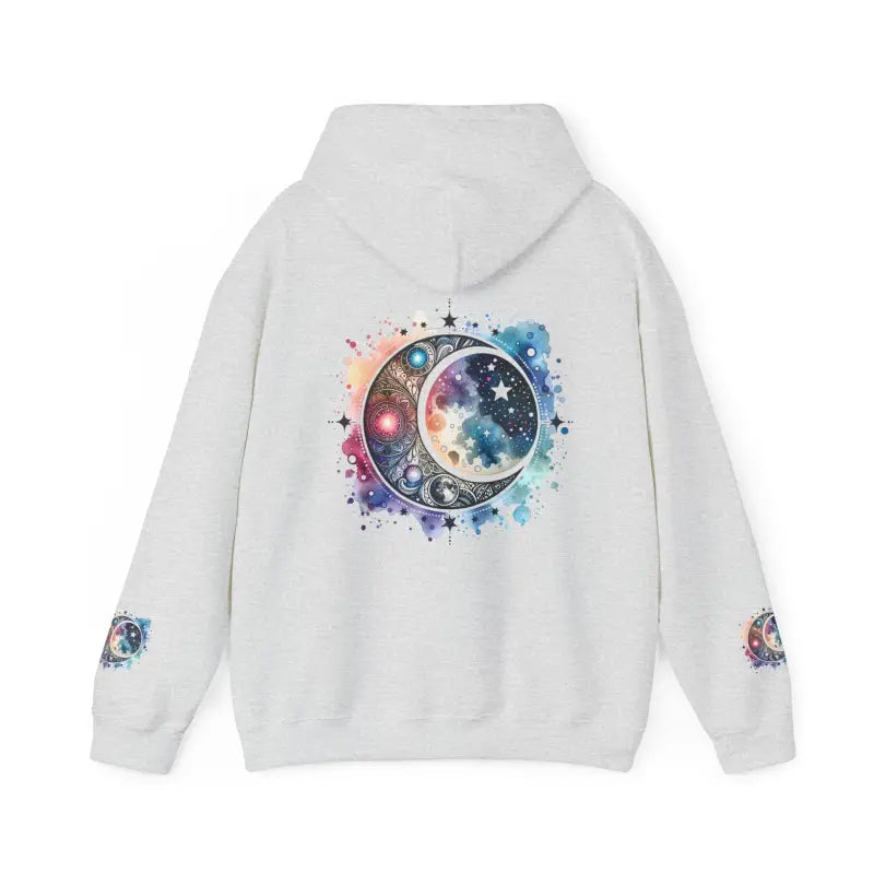 Moon Phases Hooded Sweatshirt - Stars Design - DipaliZ