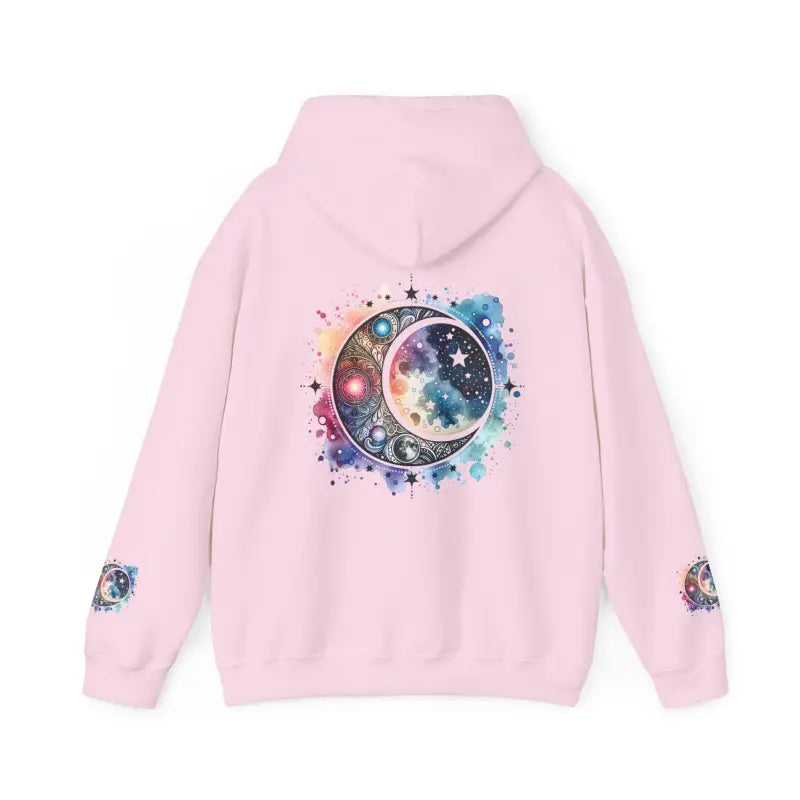 Moon Phases Hooded Sweatshirt - Stars Design - DipaliZ