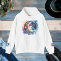 Moon Phases Hooded Sweatshirt - Stars Design - DipaliZ