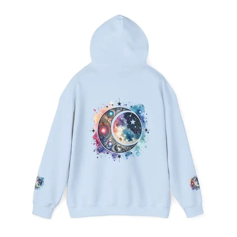 Moon Phases Hooded Sweatshirt - Stars Design - DipaliZ
