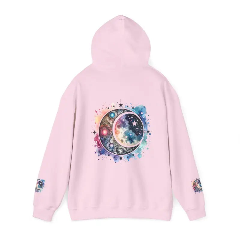 Moon Phases Hooded Sweatshirt - Stars Design - DipaliZ