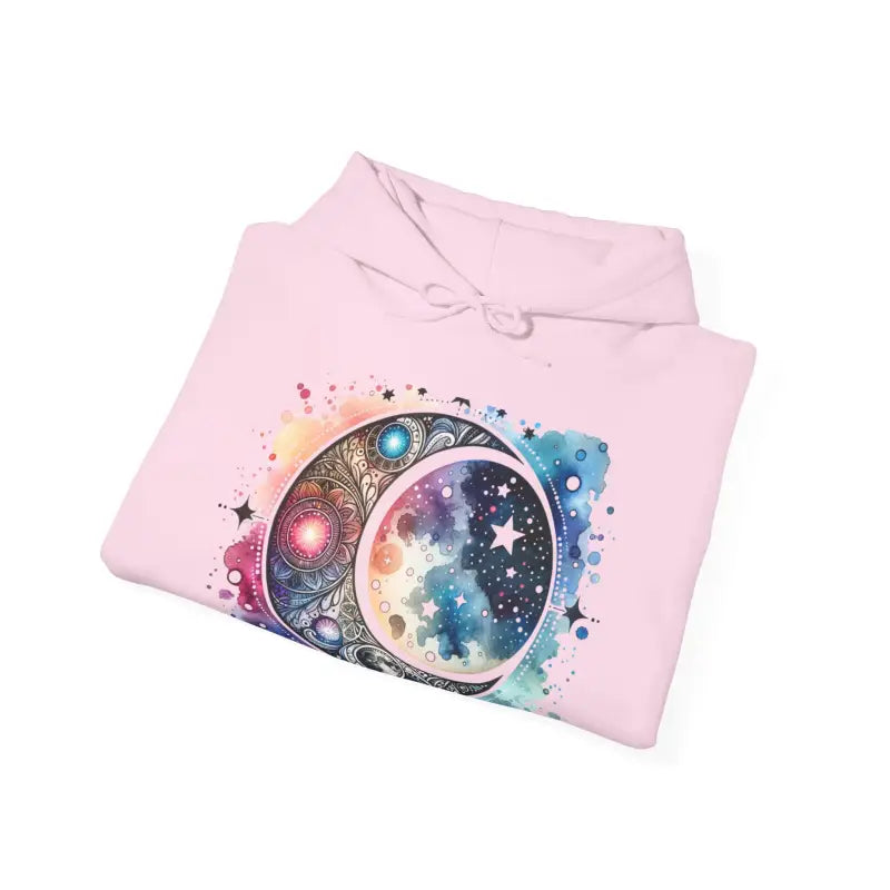 Moon Phases Hooded Sweatshirt - Stars Design - DipaliZ