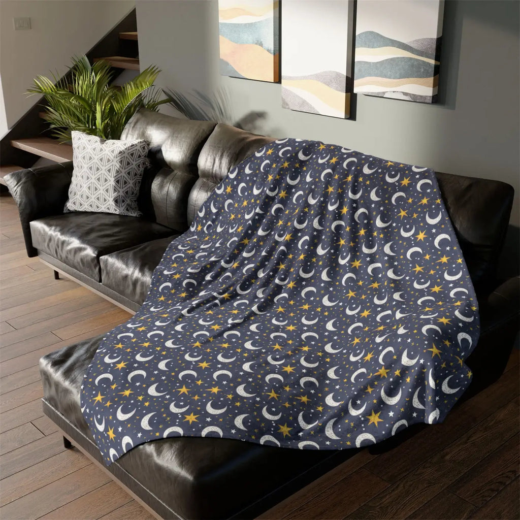 Soft Polyester Blanket - Cozy Stary Night Design - DipaliZ