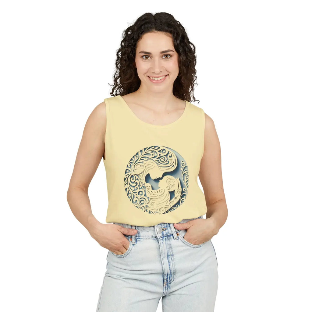 Summer Vibes Unisex Tank Top - Ocean Waves Cool Comfort - DipaliZ