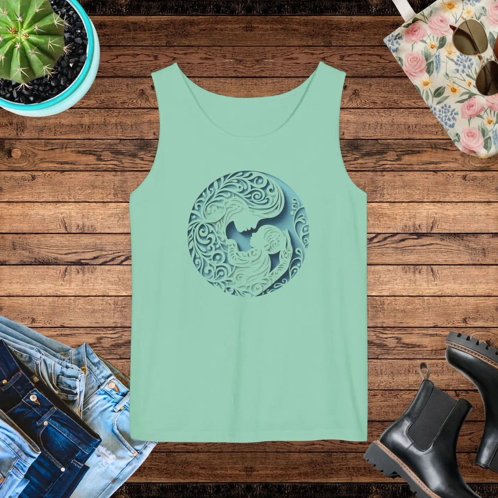 Summer Vibes Unisex Tank Top - Ocean Waves Cool Comfort - DipaliZ