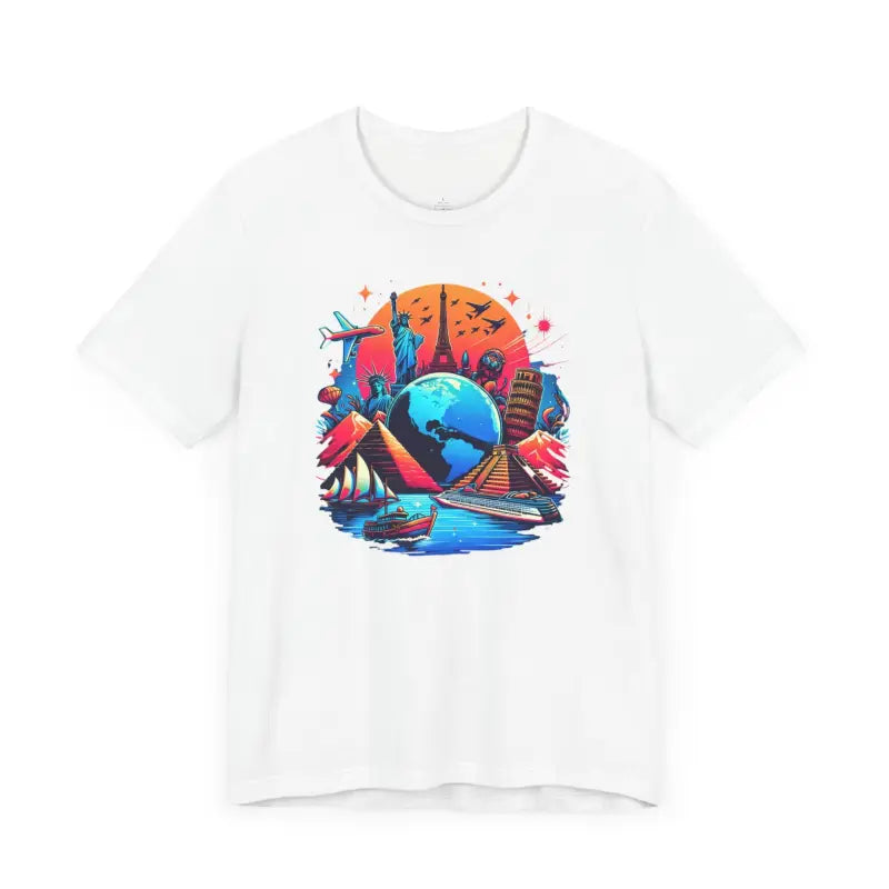 Travelers T Shirt - Unisex Jersey Short Sleeve Mountain - DipaliZ