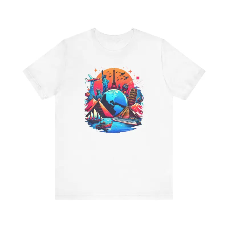 Travelers T Shirt - Unisex Jersey Short Sleeve Mountain - DipaliZ