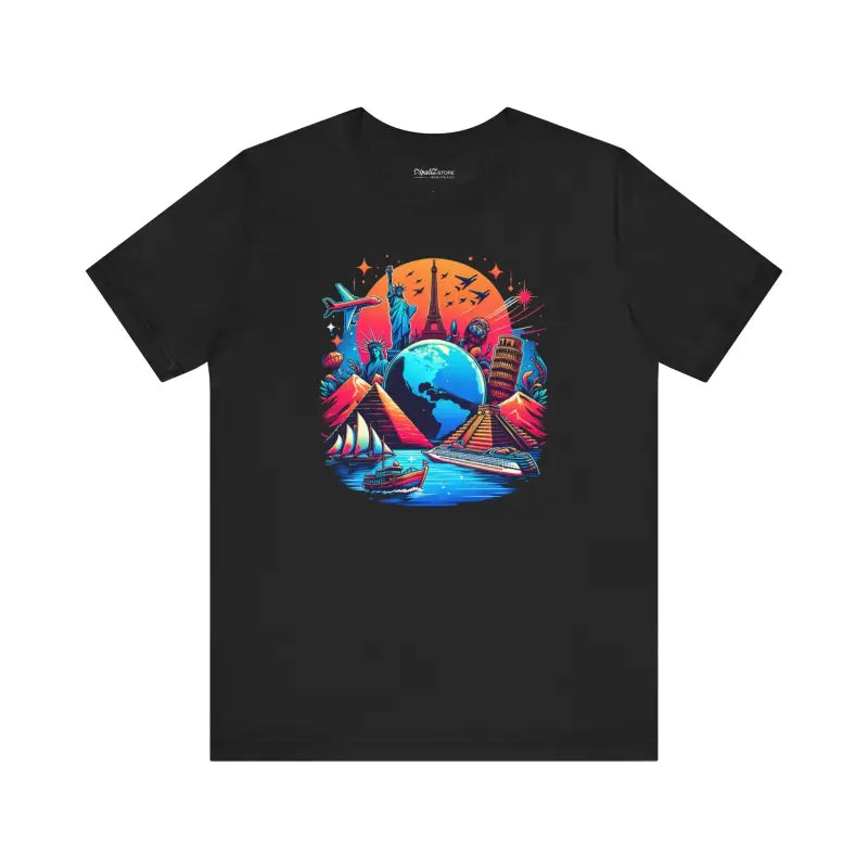 Travelers T Shirt - Unisex Jersey Short Sleeve Mountain - DipaliZ