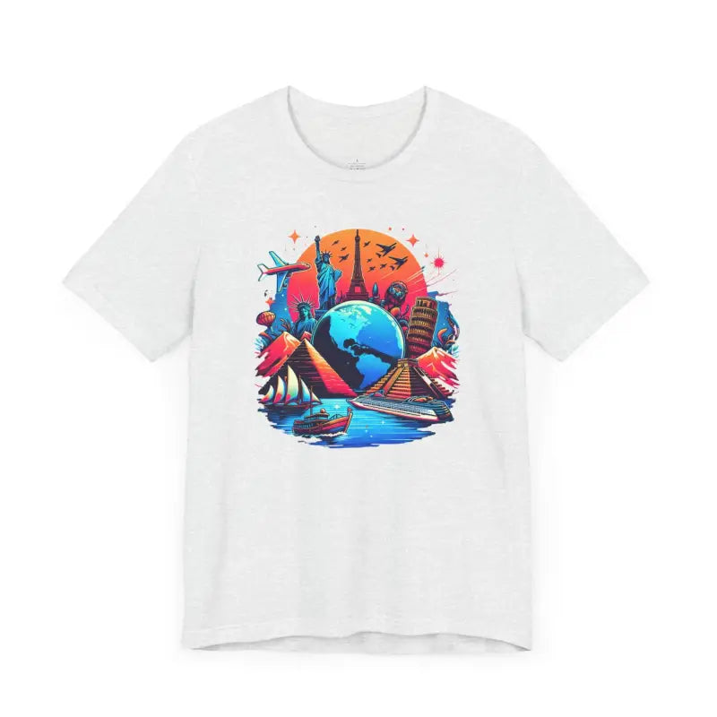 Travelers T Shirt - Unisex Jersey Short Sleeve Mountain - DipaliZ