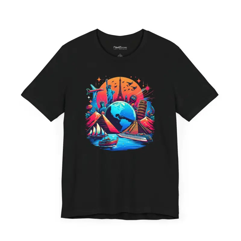 Travelers T Shirt - Unisex Jersey Short Sleeve Mountain - DipaliZ