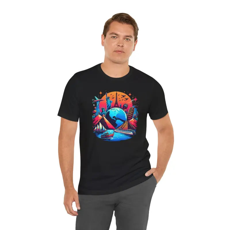 Travelers T Shirt - Unisex Jersey Short Sleeve Mountain - DipaliZ