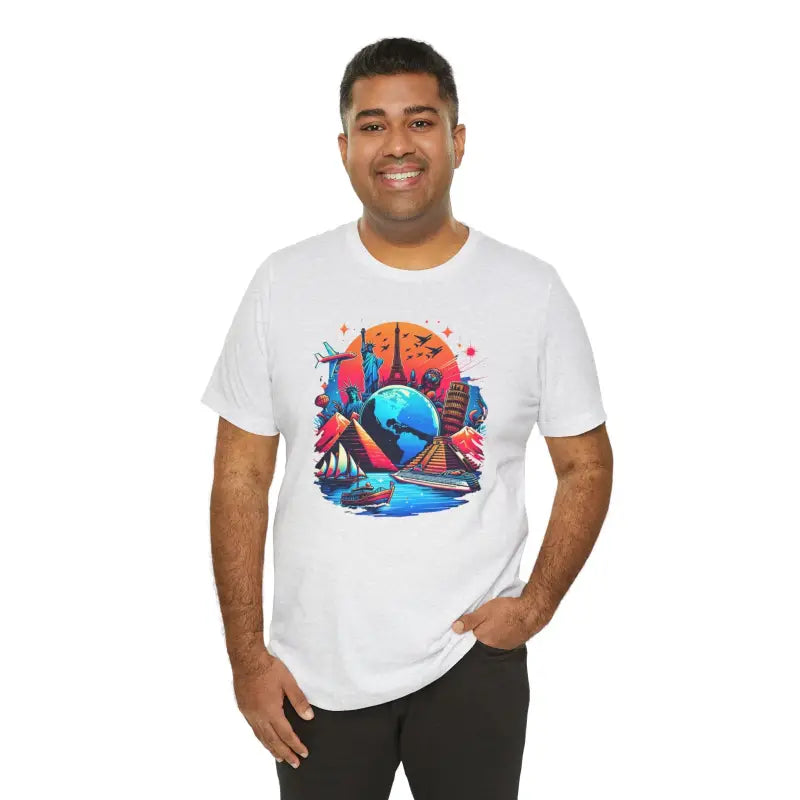 Travelers T Shirt - Unisex Jersey Short Sleeve Mountain - DipaliZ