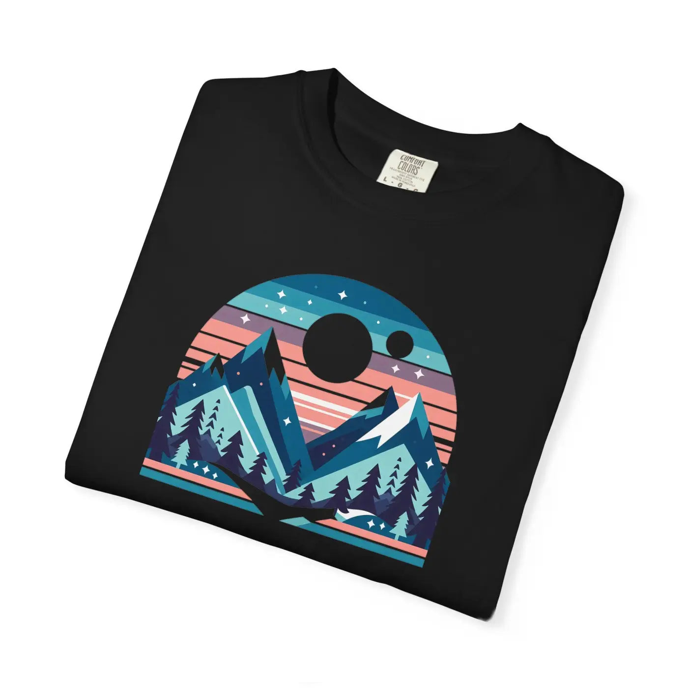 Unisex Garment-Dyed T-Shirt - Mountain Travel Design - DipaliZ