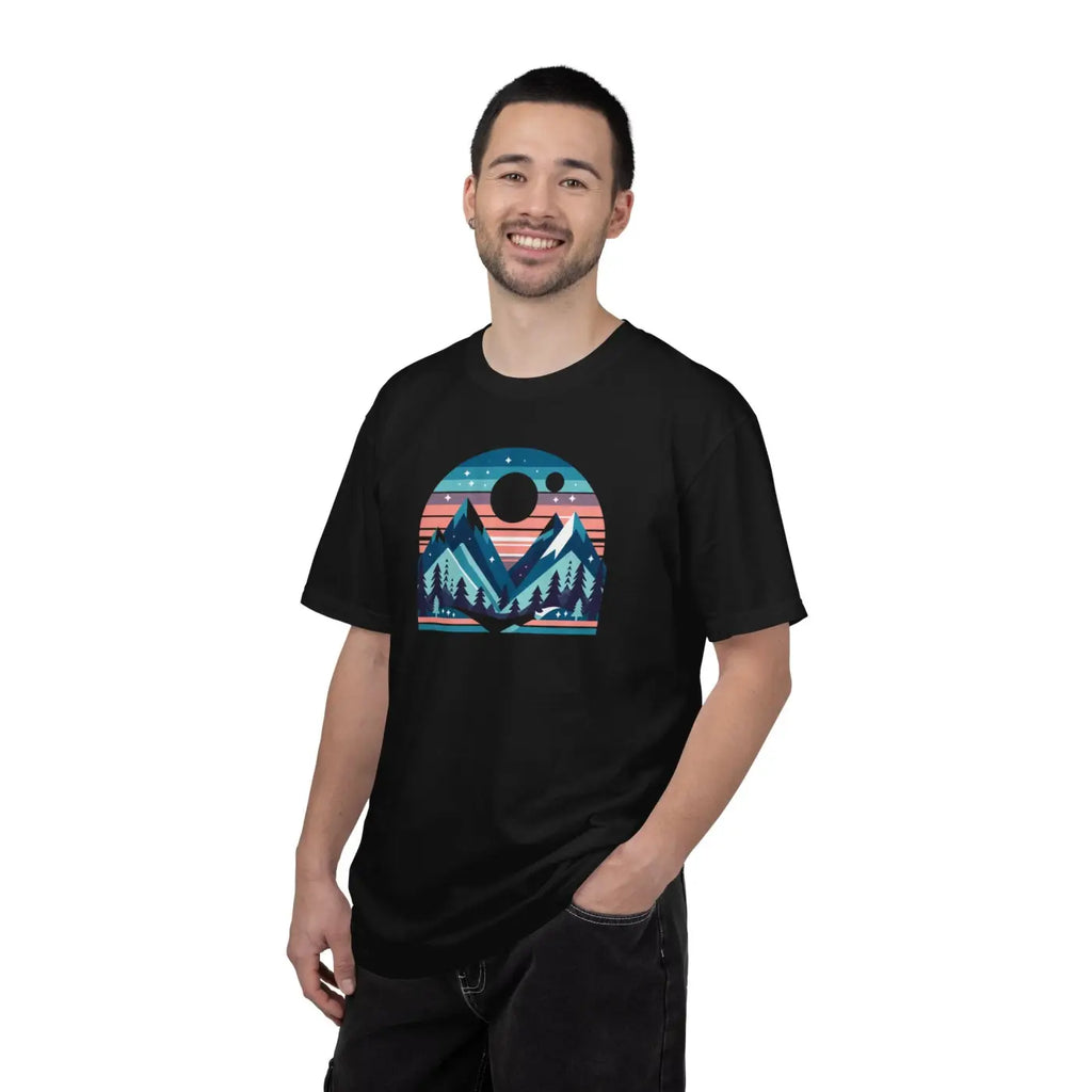 Unisex Garment-Dyed T-Shirt - Mountain Travel Design - DipaliZ