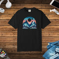 Unisex Garment-Dyed T-Shirt - Mountain Travel Design - DipaliZ