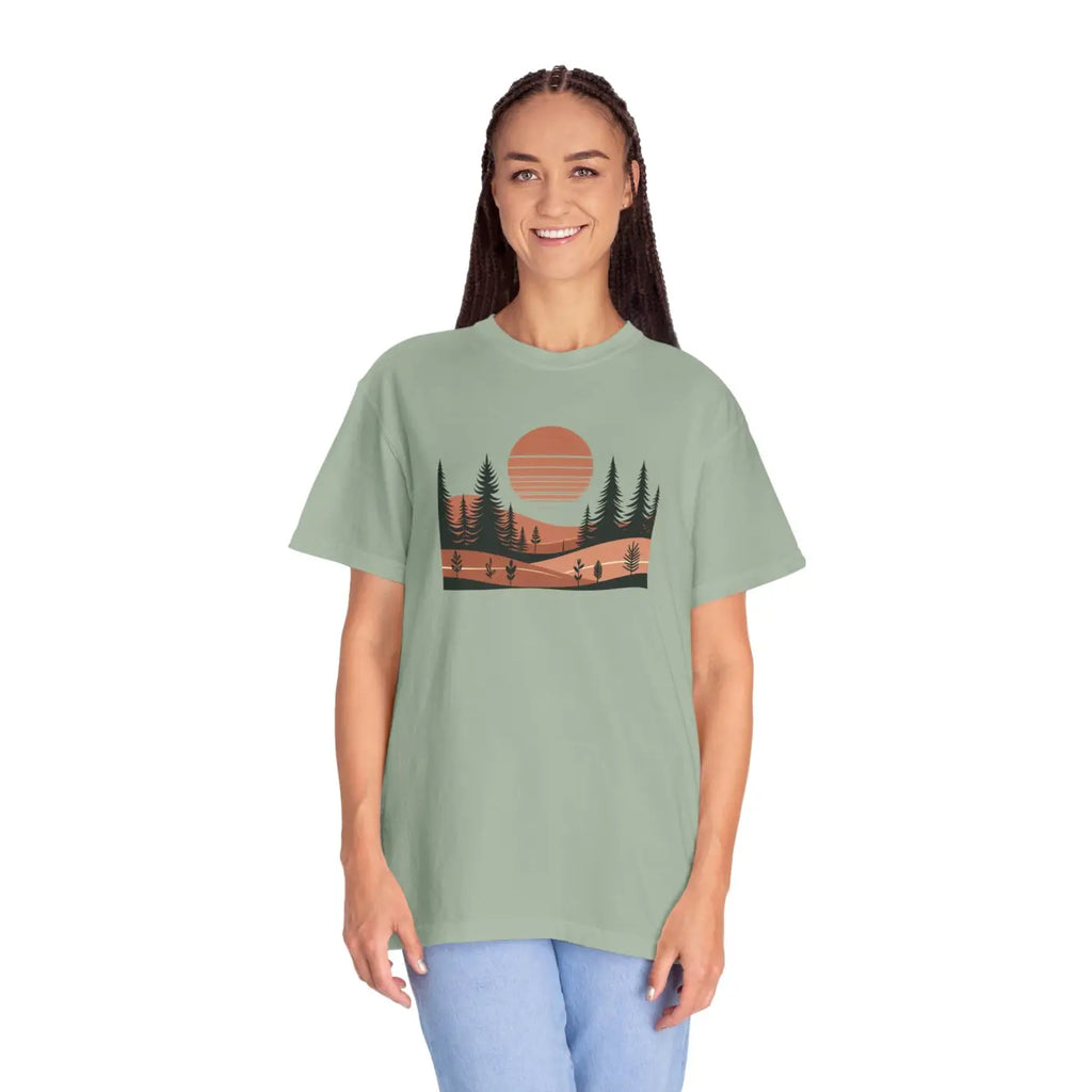 Nature Vibes Unisex Garment-Dyed T-Shirt - Explore Nature - DipaliZ