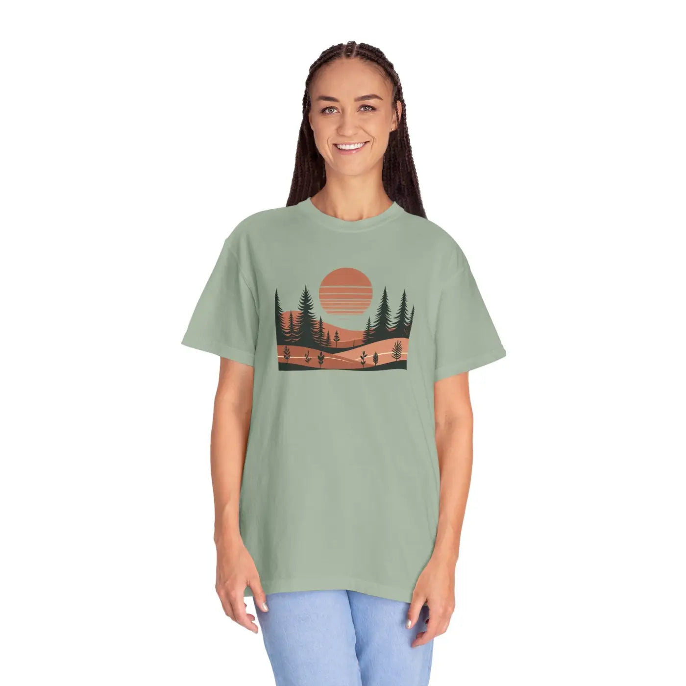 Nature Vibes Unisex Garment-Dyed T-Shirt - Explore Nature - DipaliZ