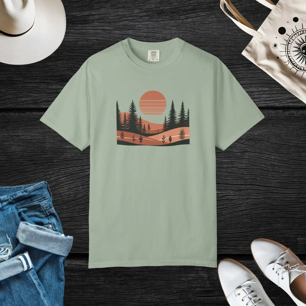 Nature Vibes Unisex Garment-Dyed T-Shirt - Explore Nature - DipaliZ