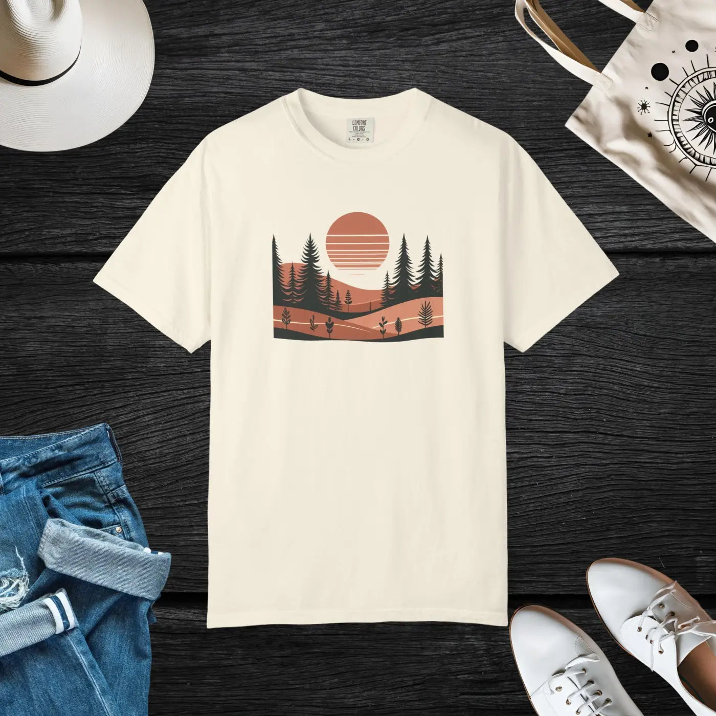 Nature Vibes Unisex Garment-Dyed T-Shirt - Explore Nature - DipaliZ