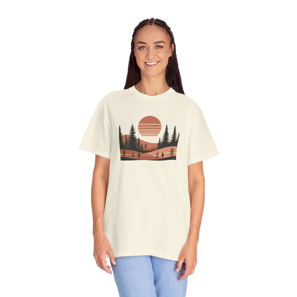Nature Vibes Unisex Garment-Dyed T-Shirt - Explore Nature - DipaliZ