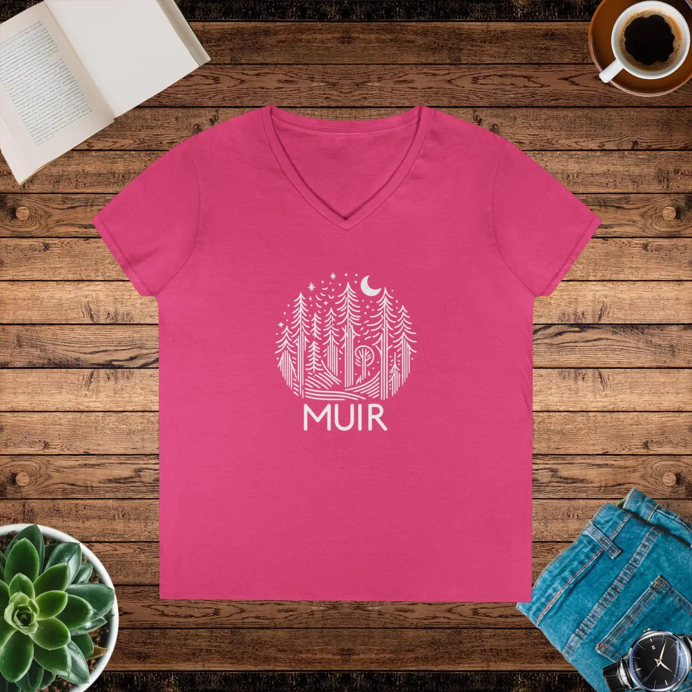 Adventure Tee for Nature Lovers - Muir Forest Vibes - DipaliZ