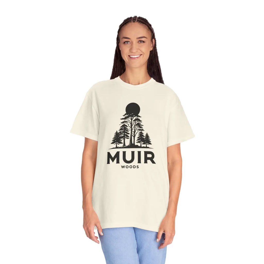 Premium Muir Woods Graphic Unisex Outdoor Shirt - Eco Tee - DipaliZ