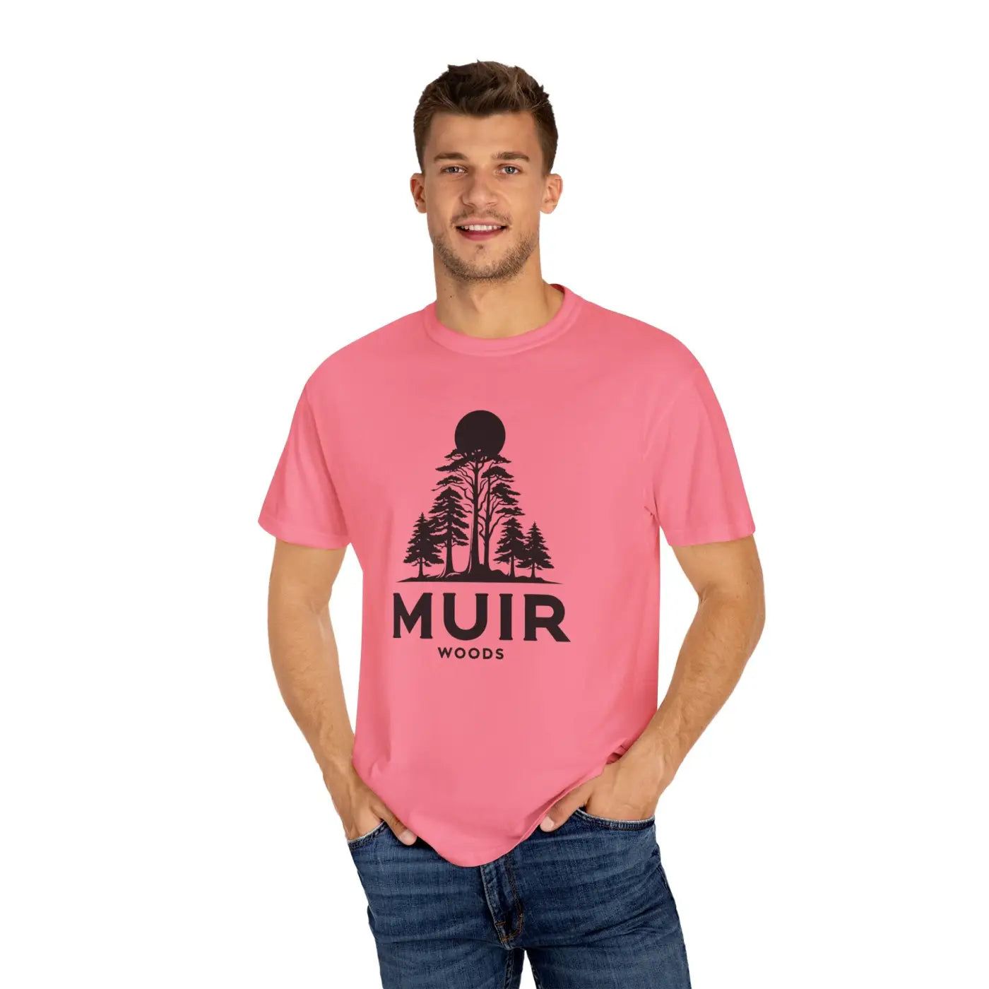 Premium Muir Woods Graphic Unisex Outdoor Shirt - Eco Tee - DipaliZ