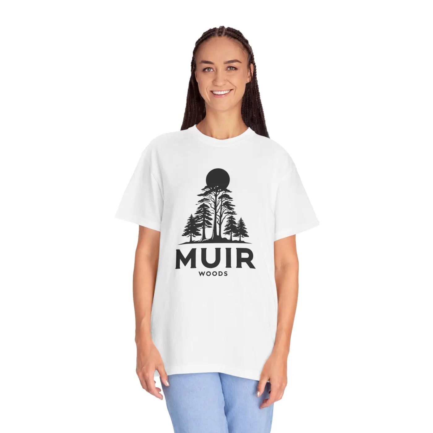 Premium Muir Woods Graphic Unisex Outdoor Shirt - Eco Tee - DipaliZ