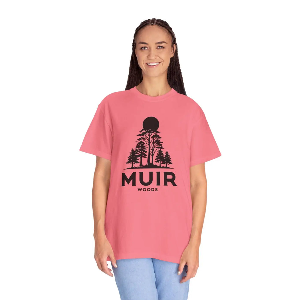 Premium Muir Woods Graphic Unisex Outdoor Shirt - Eco Tee - DipaliZ