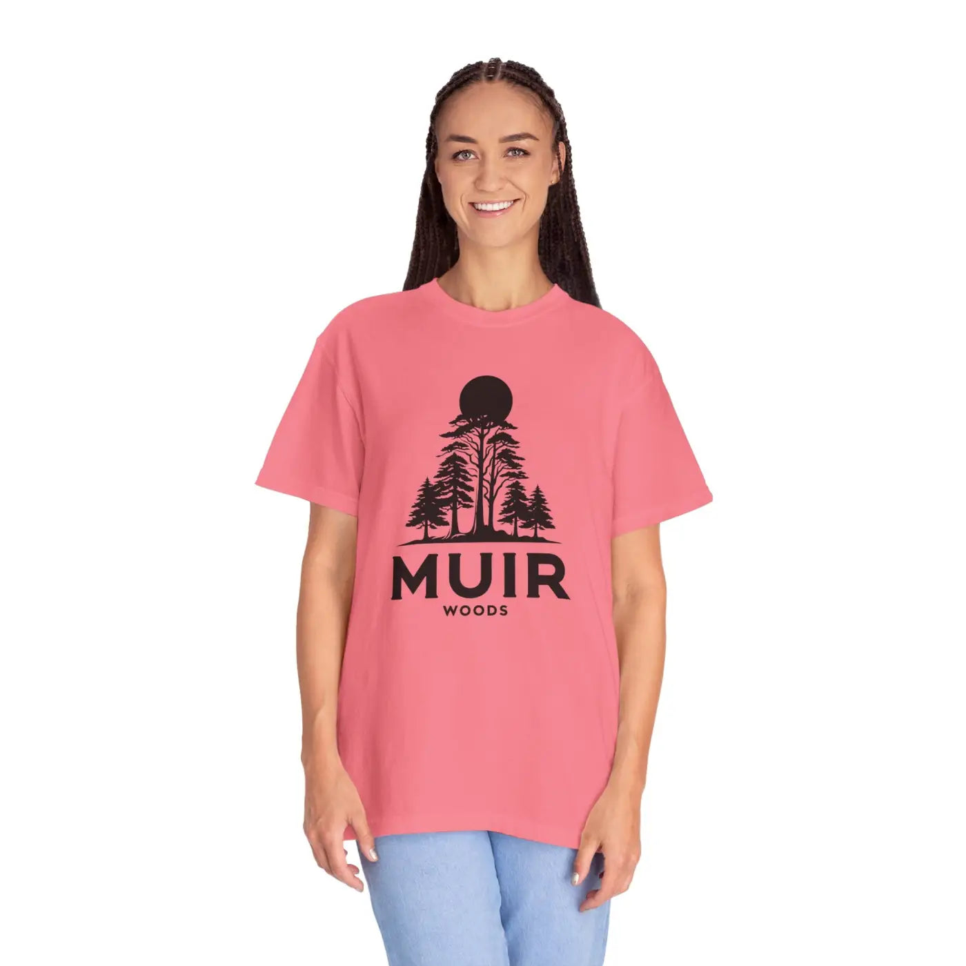 Premium Muir Woods Graphic Unisex Outdoor Shirt - Eco Tee - DipaliZ